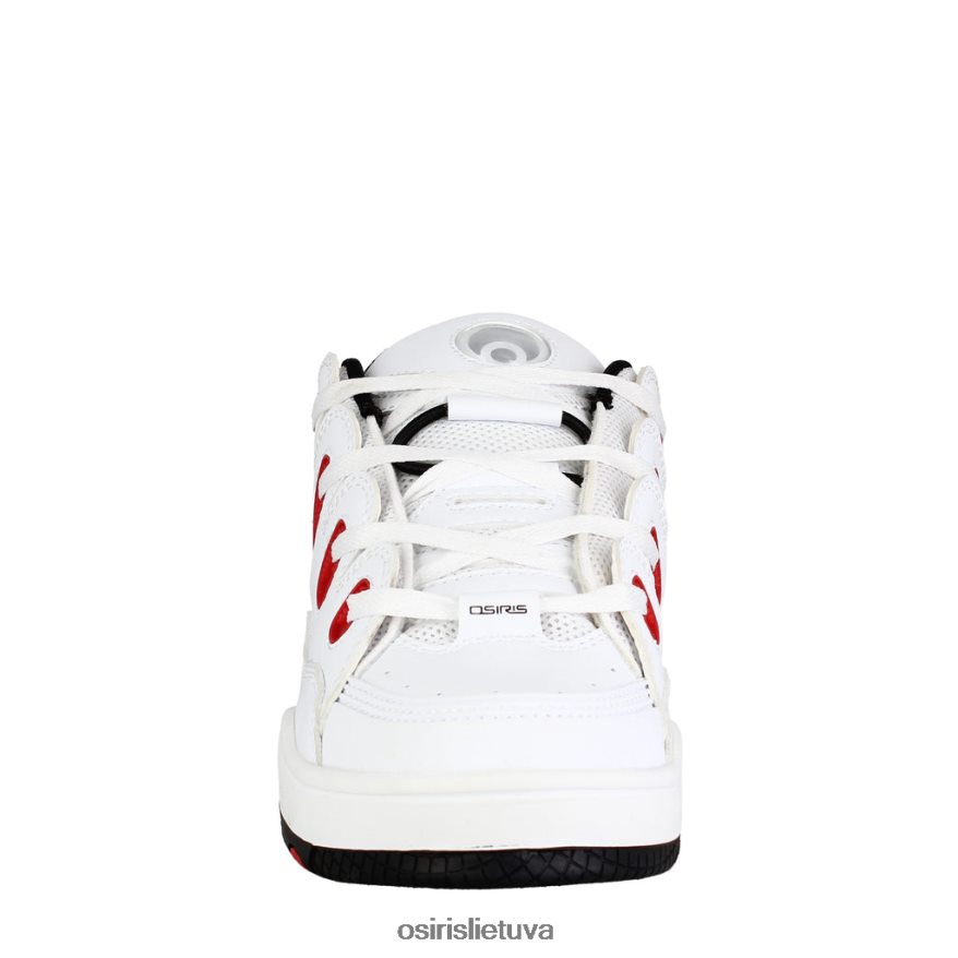 Osiris d3 og unisex P46J4X6 batas balta/raudona/juoda