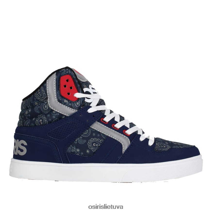 Osiris klonas unisex P46J4X21 batas navy/red/Paisley
