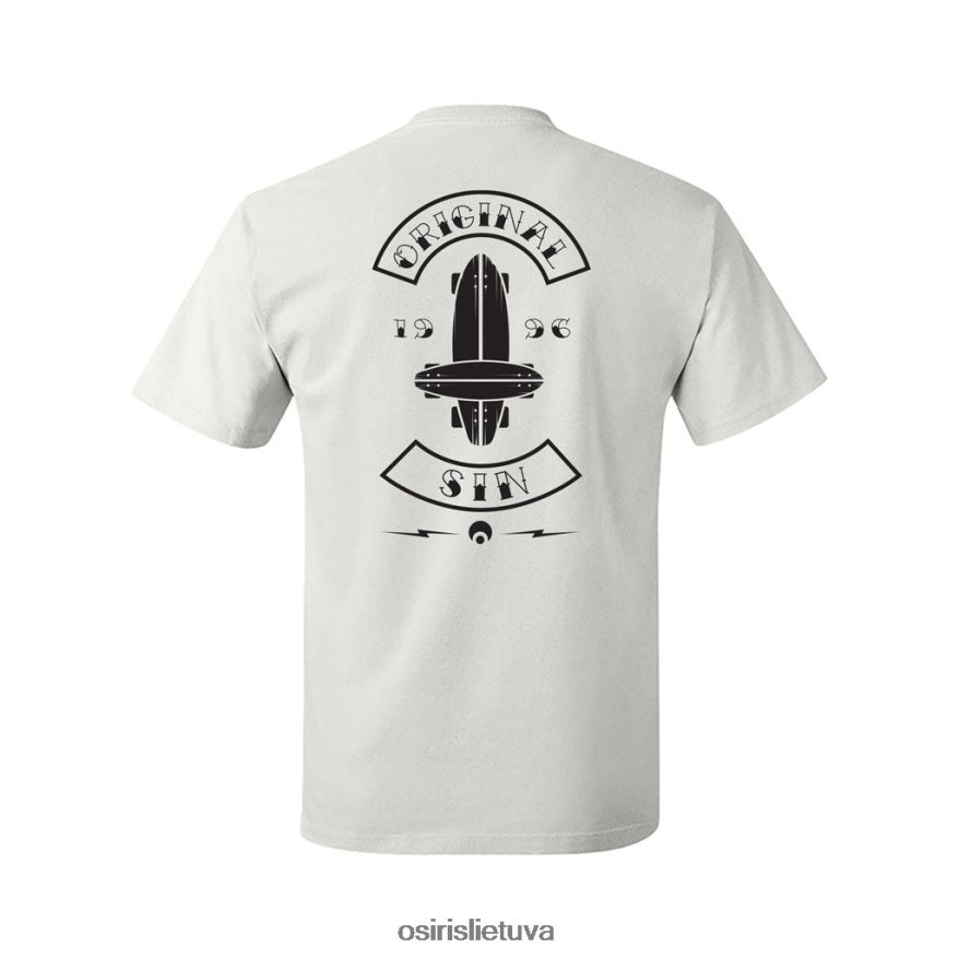 Osiris Originali nuodėmės kišeninis marškinėliai unisex P46J4X33 marškinėliai baltas